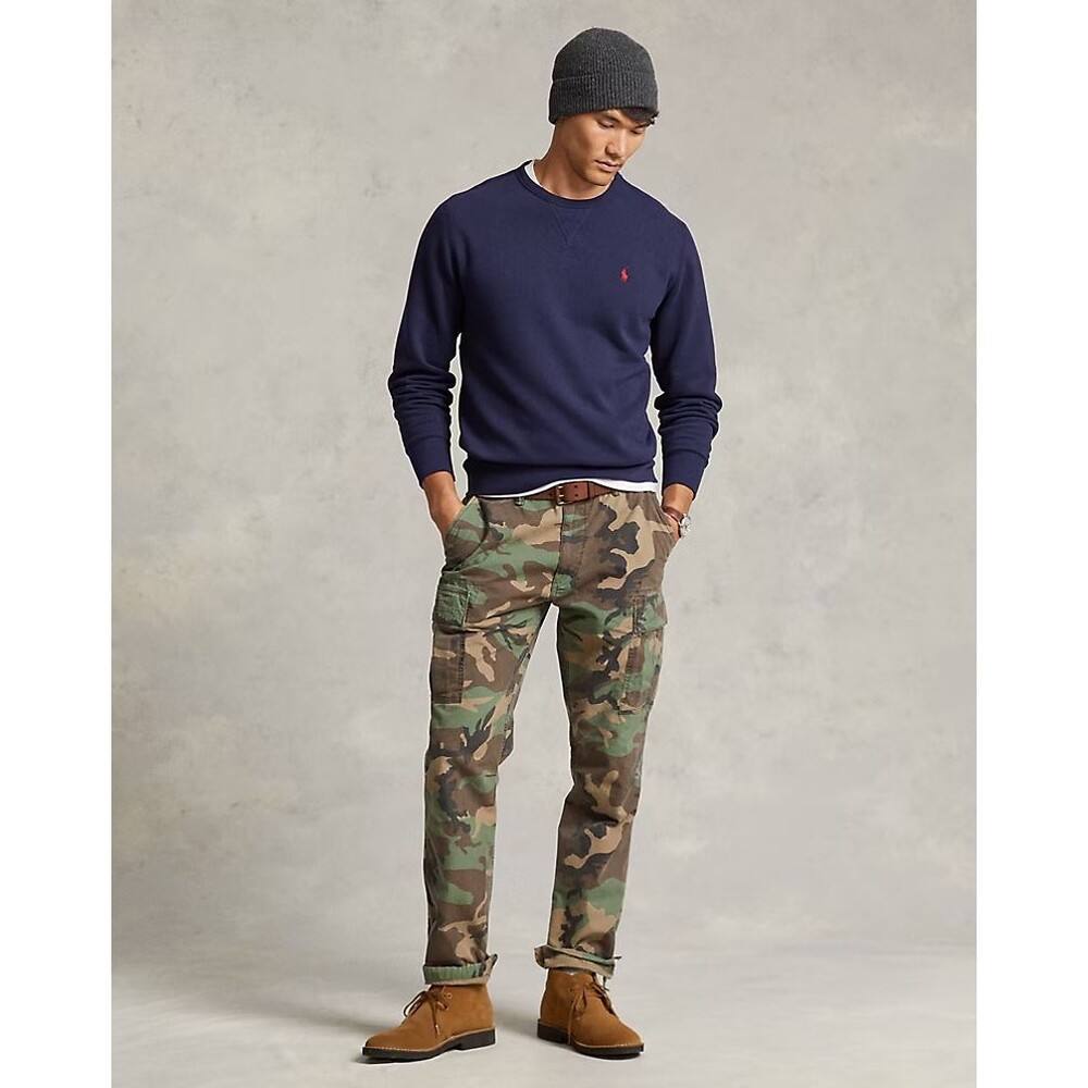 POLO Ralph Lauren Relaxed Fit Camo Canvas Cargo Pant Size 36 X30 New With Tags !